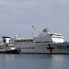 tàu bệnh viện hải quân Trung Quốc mang tên Peace Ark. (Nguồn: AP)
