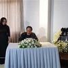 Phó Tổng thống Thứ nhất Myanmar U Myint Swe viếng và ghi sổ tang Chủ tịch nước Trần Đại Quang. (Ảnh: TTXVN/phát)