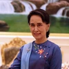 Cố vấn nhà nước kiêm Ngoại trưởng Myanmar Aung San Suu Kyi. (Ảnh: THX/TTXVN)