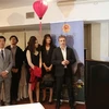 Đại sứ Việt Nam tại Argentina Đặng Xuân Dũng gặp gỡ thân mật với các cơ quan, tổ chức của Argentina và những bạn bè nước sở tại có quan hệ mật thiết với Việt Nam. (Ảnh: Hoài Nam/TTXVN)