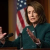 Thủ lĩnh phe Dân chủ tại Hạ viện Mỹ Nancy Pelosi. (Ảnh: AFP/TTXVN)