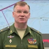 Người phát ngôn Bộ Quốc phòng Nga, Thiếu tướng Igor Konashenkov. (Ảnh: AFP/TTXVN)
