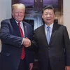 Tổng thống Mỹ Donald Trump (trái) và Chủ tịch Trung Quốc Tập Cận Bình (phải) tại cuộc gặp ở Buenos Aires, Argentina ngày 1/12. (Ảnh: THX/TTXVN)