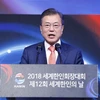 Tổng thống Hàn Quốc Moon Jae-in. (Ảnh: Yonhap/TTXVN)