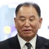 Phó Chủ tịch Ban chấp hành Trung ương Đảng Lao động Triều Tiên Kim Yong-chol dẫn đầu phái đoàn Triều Tiên tới Bắc Kinh của Trung Quốc. (Ảnh: Yonhap/TTXVN) 