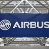 Biểu tượng Airbus tại Blagnac, miền nam France, ngày 21/3/2018. (Ảnh: AFP/TTXVN)
