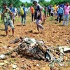Một vụ rơi máy bay chiến đấu của Không quân Ấn Độ. (Nguồn: PTI/Indiatoday)