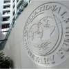 Logo của Quỹ Tiền tệ Quốc tế ở trong trụ sở chính tại Washington của Hoa Kỳ. (Nguồn: Reuters)
