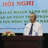 Ông Phùng Đức Tiến, Thứ trưởng Bộ Nông nghiệp và Phát triển Nông thôn phát biểu chỉ đạo tại hội nghị phía Nam. (Ảnh: Xuân Anh/TTXVN )