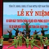 Văn nghệ chào mừng lễ kỷ niệm tại tỉnh Điện Biên. (Ảnh: Phan Tuấn Anh/TTXVN)