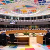 Toàn cảnh Hội nghị thượng đỉnh Liên minh châu Âu ở Brussels, Bỉ ngày 21/3 vừa qua. (Ảnh: THX/TTXVN)