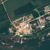 Hình ảnh vệ tinh chụp cơ sở hạt nhân Yongbyon, cách thủ đô Bình Nhưỡng của Triều Tiên 100km về phía bắc, ngày 22/8/2012. (Ảnh: AFP/ TTXVN)