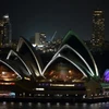 Nhà hát Opera Sydney hưởng ứng Giờ Trái Đất. (Nguồn: phys)