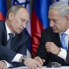 Tổng thống Nga Vladimir Putin và Thủ tướng Israel Benjamin Netanyahu. (Nguồn: AP)