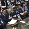 Thủ tướng Anh Theresa May phát biểu tại một phiên họp của Hạ viện ở London. (Ảnh: THX/TTXVN)