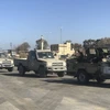 Lực lượng trung thành với Chính phủ được Liên hợp quốc bảo trợ được điều động tới Tajura, ngoại ô thủ đô Tripoli ngày 6/4 vừa qua. (Ảnh: AFP/TTXVN)