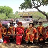 Biểu diễn Nhã nhạc tại Đại Nội, Huế. (Ảnh: Quốc Việt/TTXVN)