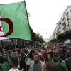 Người biểu tình phản đối tham nhũng tập trung tại thủ đô Algiers, Algeria, ngày 19/4 vừa qua. (Ảnh: AFP/TTXVN)