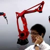 Màn hình hiển thị robot của nhà sản xuất robot Trung Quốc Honyen. (Nguồn: washingtonpost)