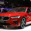 Mẫu xe của hãng Volvo được giới thiệu tại Triển lãm ôtô Brussels, Bỉ, ngày 18/1 vừa qua. (Ảnh: THX/TTXVN)