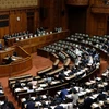 Toàn cảnh phiên họp Quốc hội Nhật Bản ở thủ đô Tokyo. (Ảnh: AFP/TTXVN)