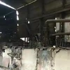 Bên trong nhà máy thép ở bang Punjab, miền Bắc Ấn Độ sau vụ nổ ngày 26/7. (Ảnh: Dynamite News/TTXVN)
