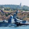 Ukraine bắt giữ một tàu chở dầu của Nga. (Nguồn: AFP)