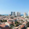 Quang cành thành phố Tel Aviv nhìn từ trên cao xuống. (Ảnh: Việt Thắng/TTXVN)