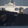 Tàu chở dầu Grace 1 của Iran ở ngoài khơi bờ biển Gibraltar ngày 15/8 vừa qua. (Ảnh: AFP/TTXVN)