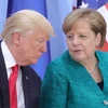 Tổng thống Mỹ Donald Trump và Thủ tướng Đức Angela Merkel. (Nguồn: DPA)