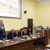Giáo sư, tiến sỹ khoa học kinh tế Vladimir Mazyrin phát biểu tại Hội thảo. (Ảnh: Hồng Quân/TTXVN) 