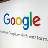 Biểu tượng Google tại một cửa hàng ở Lille của Pháp. (Ảnh: AFP/TTXVN)