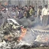 Một vụ tai nạn máy bay của Ấn Độ tại Kashmir. (Nguồn: AP)