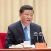 Tổng Bí thư, Chủ tịch Trung Quốc Tập Cận Bình chủ trì hội nghị. (Ảnh: THX/TTXVN)