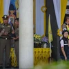 Các sỹ quan và điều tra viên của Cảnh sát Thái Lan ở bên ngoài tòa án tỉnh Chantaburi sau vụ nổ súng vào ngày 12/11 vừa qua. (Nguồn: AFP/Daily News)