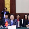 Đoàn Việt Nam tại Hội nghị. (Ảnh: Phạm Kiên/TTXVN)