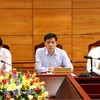 Thứ trưởng Bộ Giao thông Vận tải Nguyễn Ngọc Đông phát biểu. (Ảnh: Nguyễn Thanh/TTXVN)