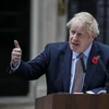 Thủ tướng Anh Boris Johnson. (Ảnh: THX/TTXVN)