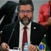 Bộ trưởng Ngoại giao Brazil Ernesto Araujo tại buổi khai mạc cuộc họp Mercosur kéo dài 2 ngày tại Bento Goncalves, Brazil. (Nguồn: AFP)