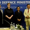 Bộ trưởng Quốc phòng và Ngoại giao hai nước Australia và Indonesia tại cuộc họp thường niên 2+2 ở Bali của Indonesia ngày 6/12. (Ảnh: AFP/TTXVN)