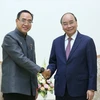 Thủ tướng Nguyễn Xuân Phúc tiếp Đại sứ Thái Lan Tanee Sangrat. (Ảnh: Dương Giang/TTXVN)