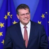 Phó Chủ tịch Ủy ban châu Âu (EC) Maros Sefcovic. (Ảnh: AFP/TTXVN)