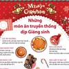 [Infographics] Những món ăn truyền thống dịp Giáng sinh
