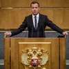 Thủ tướng Nga Dmitry Medvedev. (Ảnh: AFP/TTXVN)