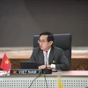 Đại sứ, Trưởng Phái đoàn Thường trực Việt Nam tại ASEAN Trần Đức Bình. (Ảnh: Hữu Chiến/Vietnam+)