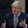 Thủ tướng Anh Boris Johnson phát biểu tại thủ đô London. (Ảnh: THX/TTXVN)