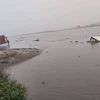 Nam Định: Lật phà trên sông Đáy, 6 người may mắn thoát nạn