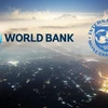 Logo của Quỹ Tiền tệ Quốc tế (IMF) và Ngân hàng Thế giới (WB). (Nguồn: businessamlive)