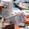 Đồng rupee của Ấn Độ. (Ảnh: AFP/TTXVN)