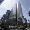 Trụ sở ngân hàng Goldman Sachs ở New York, Mỹ. Ảnh: AFP/TTXVN